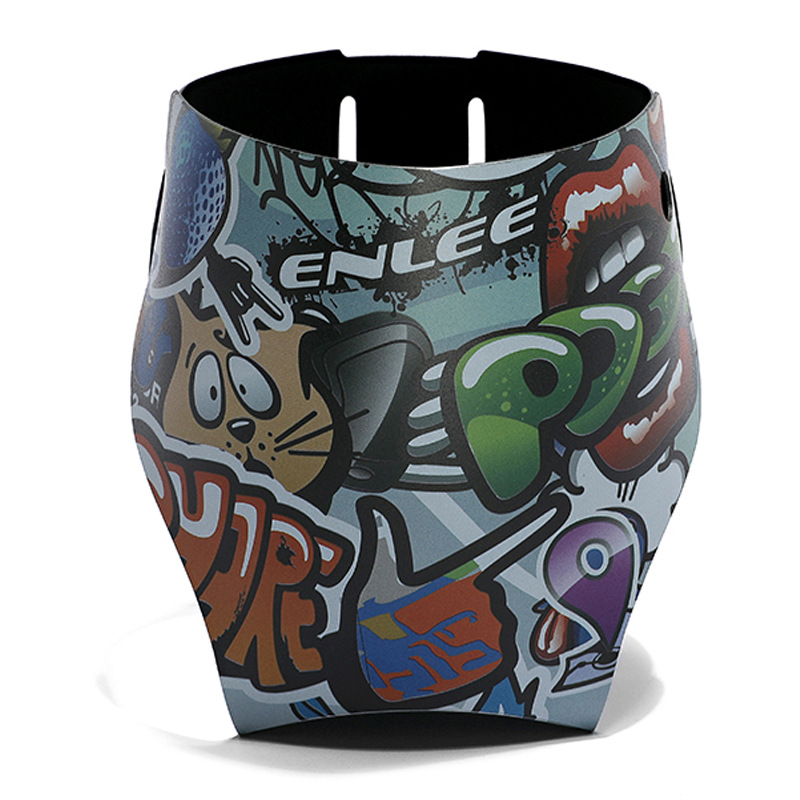 Mountain Biking Cartoon - Enlee Kleurrijke Draagbare Mountainbike Vouwfiets Waterkoker