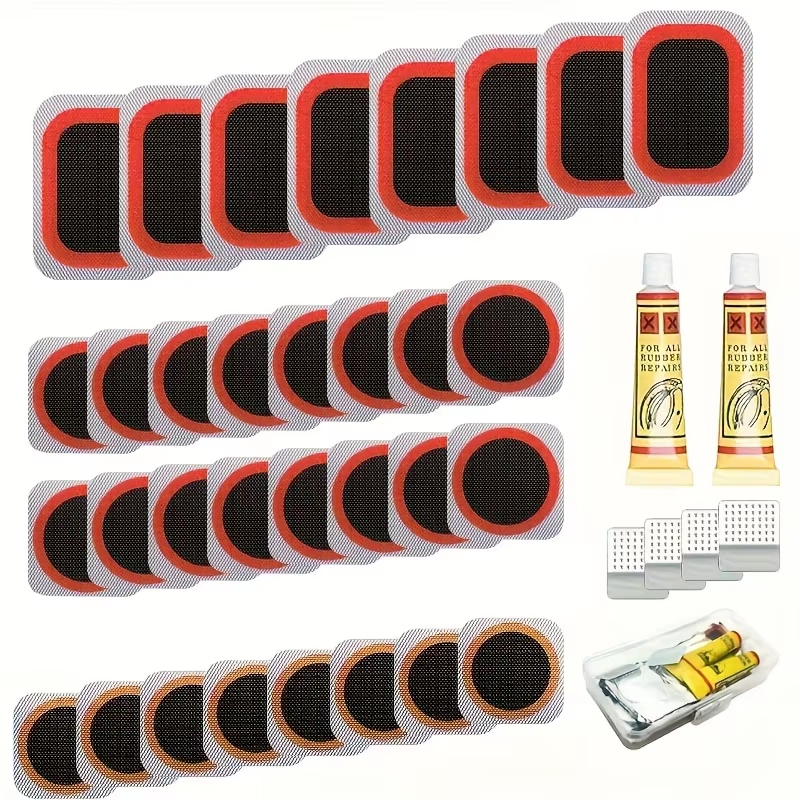 Mountain Biking Youtube - 39-delige reparatieset voor fietsbanden - lekke