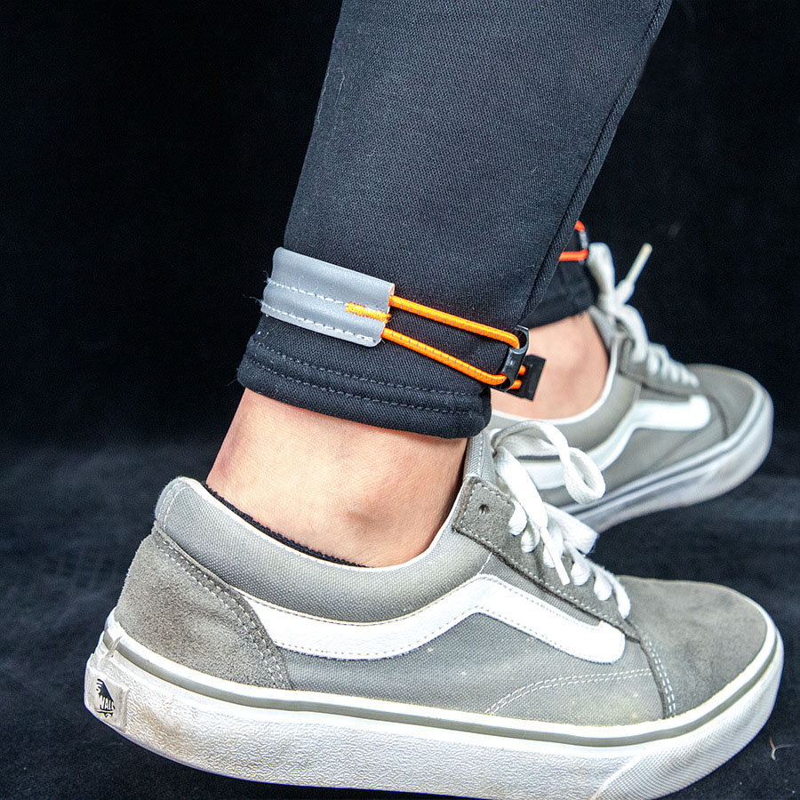 Mountain Biking Gear - Elastische reflecterende fietsbeenband, verstelbare fietsbroekband voor