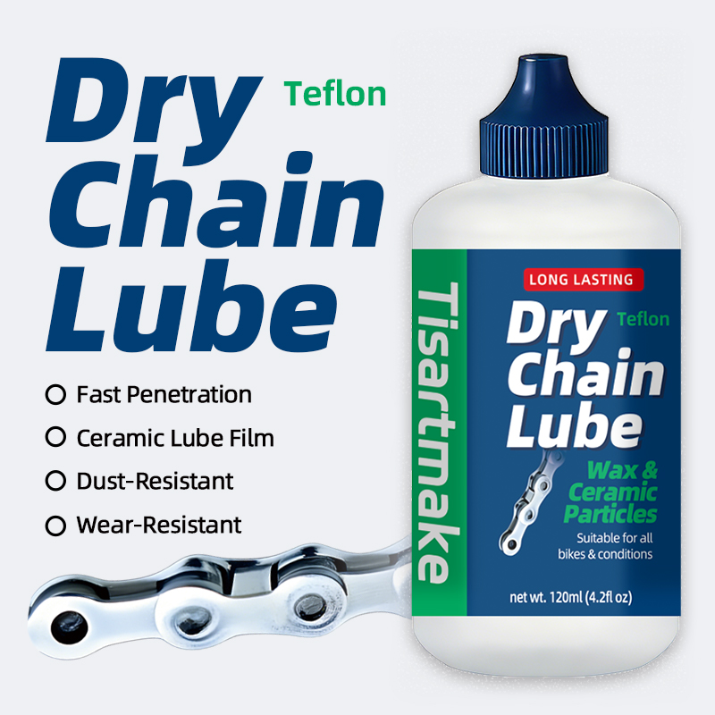 Mountain Biking Gear - 120ML Fietsketting Wasachtige Onderhoudsolie Spuitbus MTB