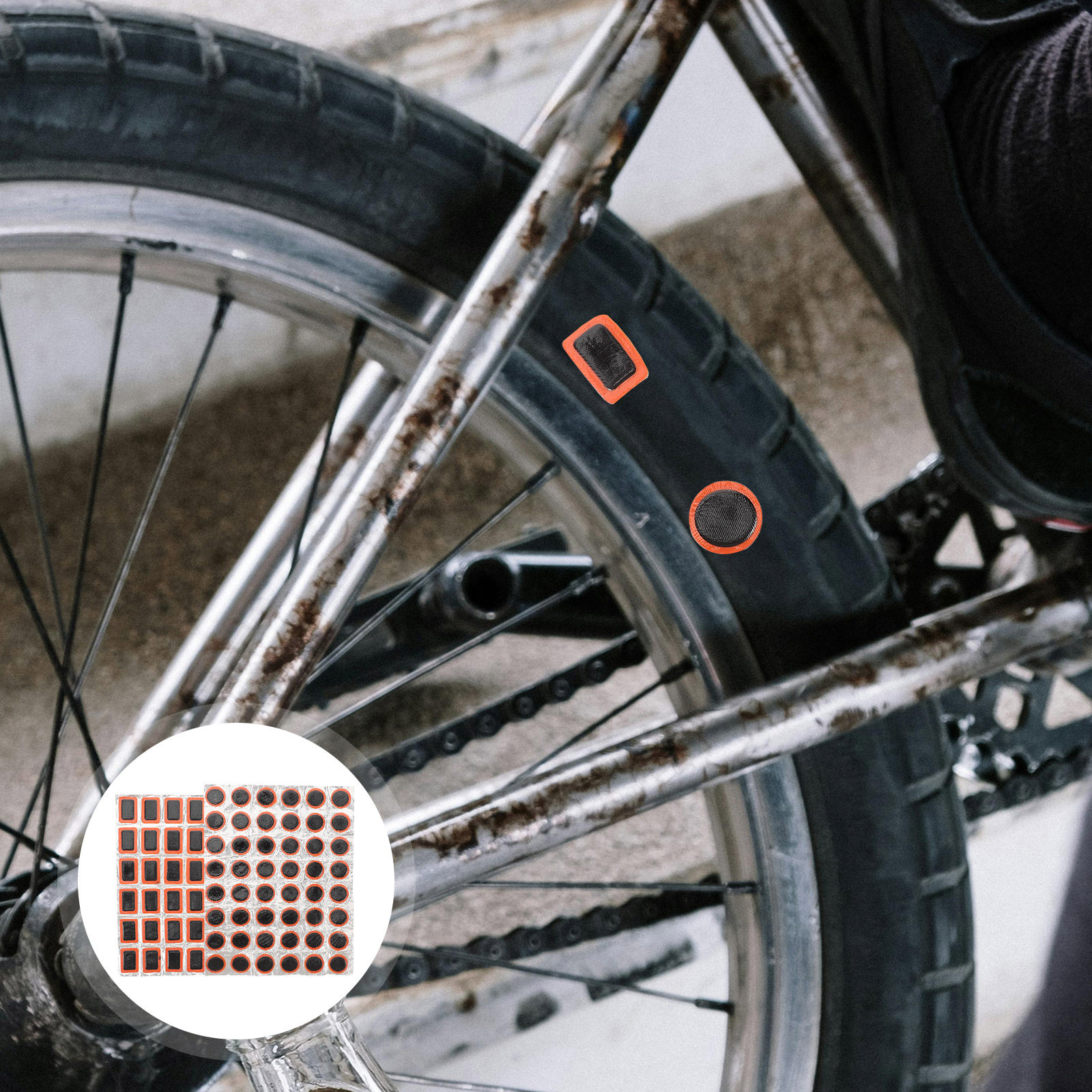 Mountain Biking Youtube - 2 Vellen Fietsband Reparatie Patch Kit