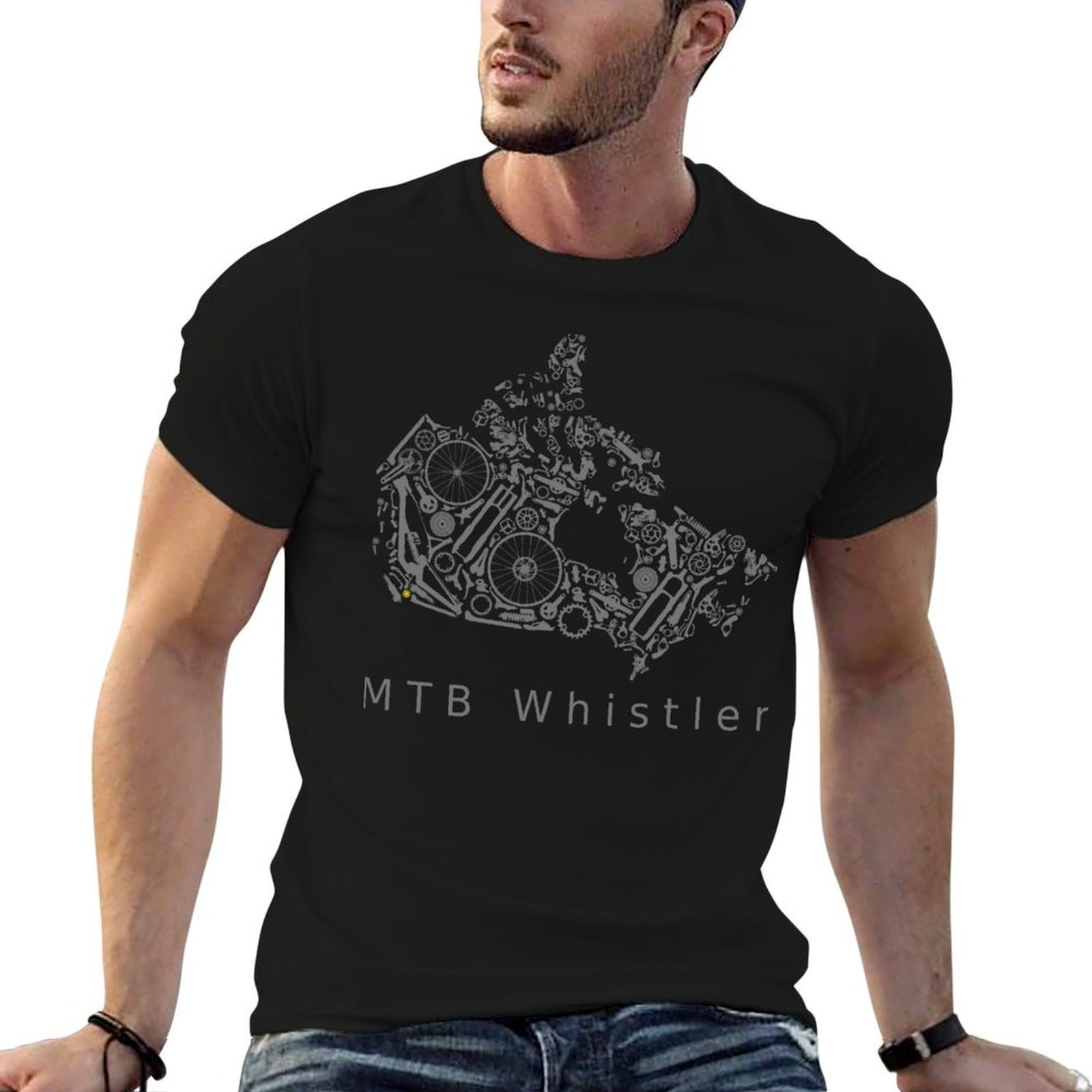 Mountain Biking Whistler - CANADA - MTB Whistler, mountainbike-land T-shirt