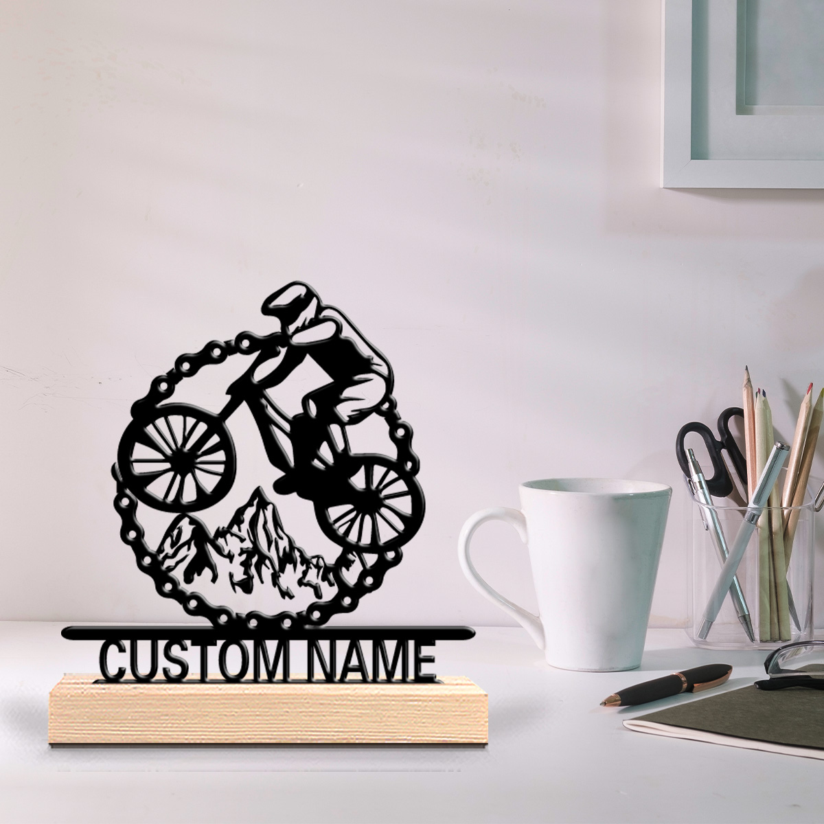 Mountain Biking Gifts - 1 stuk Modieus Gepersonaliseerd Aangepast Mountainbike