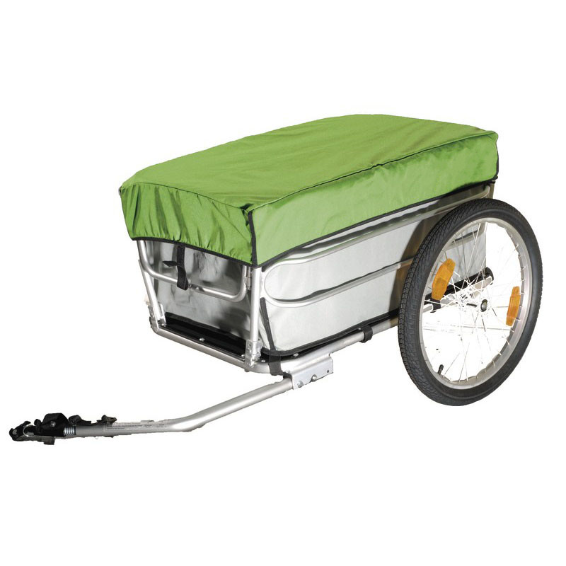 Mountain Biking In The Rain - 20-inch fietsbagageraanhangwagen met regenhoes, aluminium frame