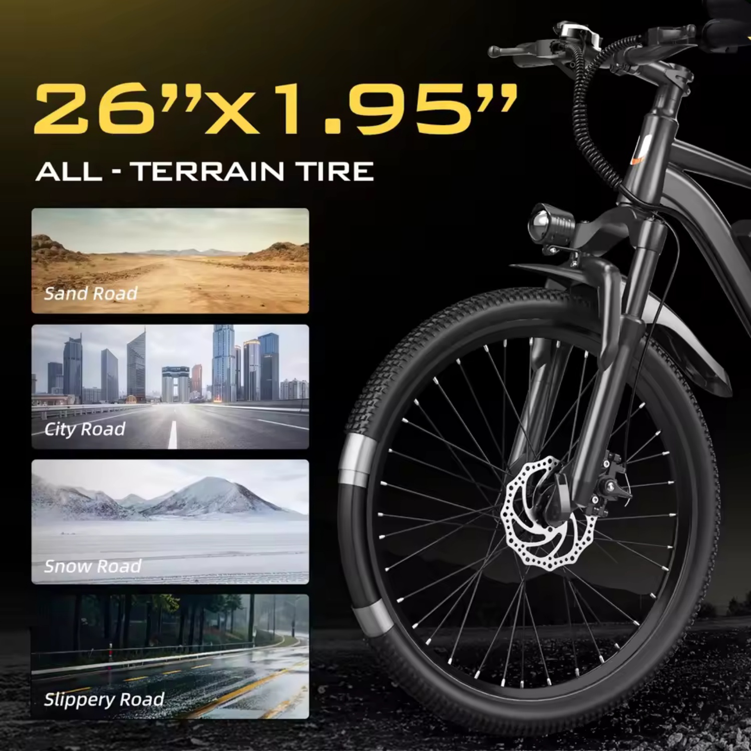 Elektrische mountainbike, 500W - Mountain Biking Gifts recensie en prijs
