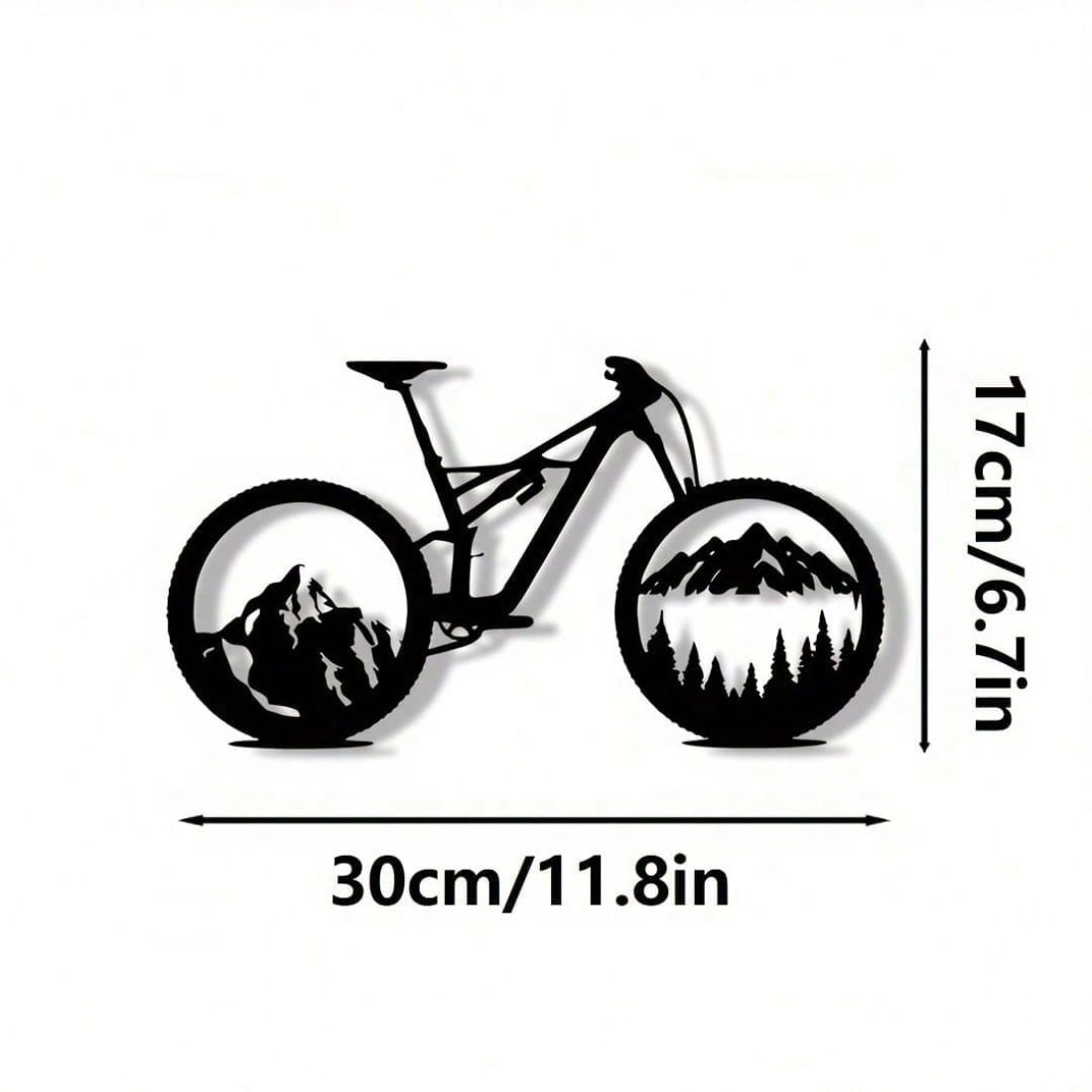 Zwart metalen mountainbikeband - Mountain Biking Gifts recensie en prijs